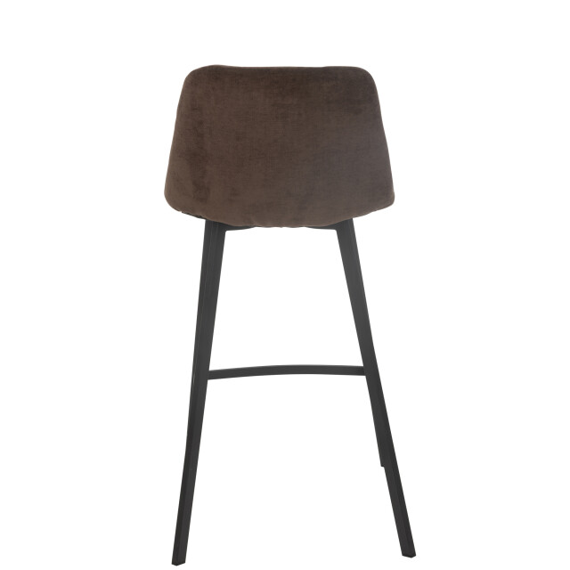 J-Line Bar chair kent metal/polyester brown 46340 large