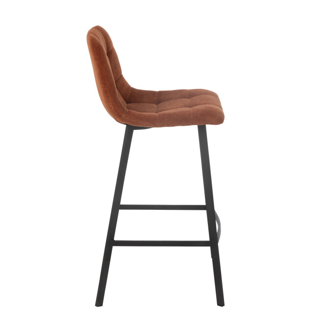 J-Line Bar chair kent metal/polyester rust 46344 large
