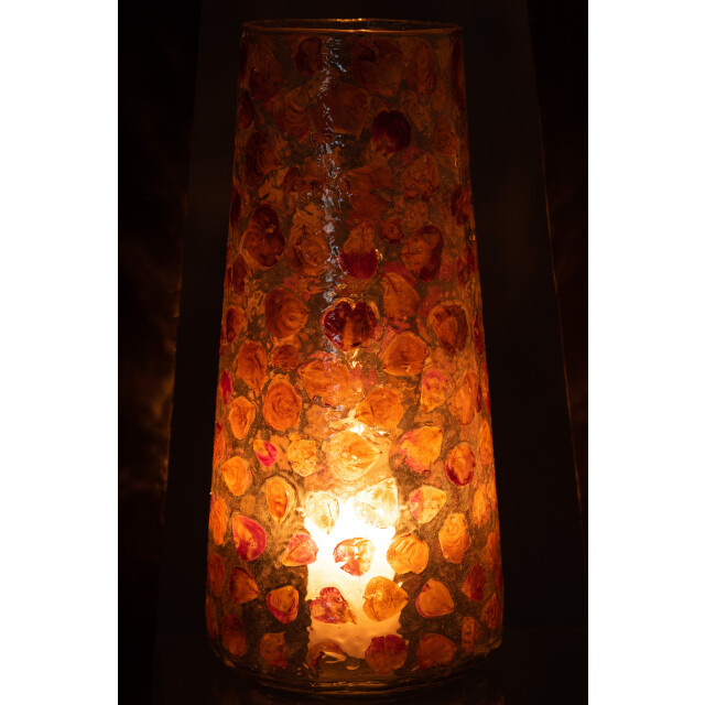 J-Line Vase gerard glass amber 21401 large
