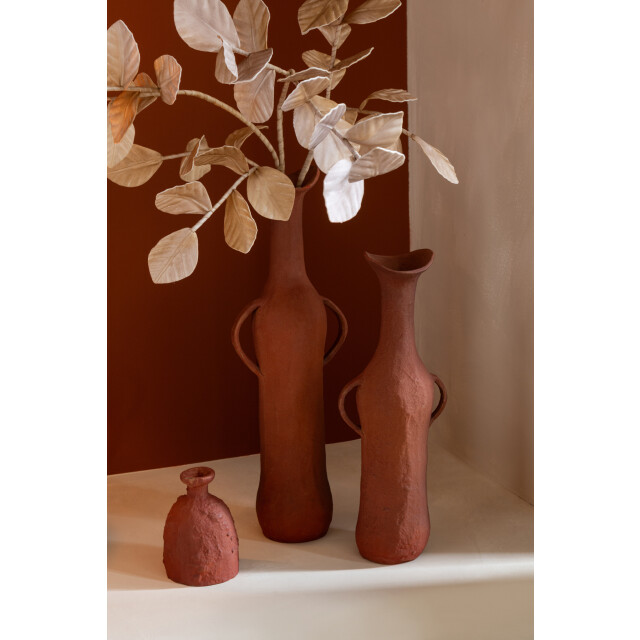 J-Line Vase aluminium terracotta small 57663 large