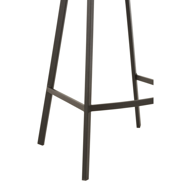 J-Line Barstool stephane textile/metal grey 15474 large