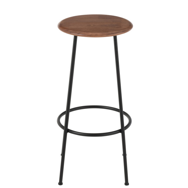J-Line Bar chair neo steel natural/black 57498 large