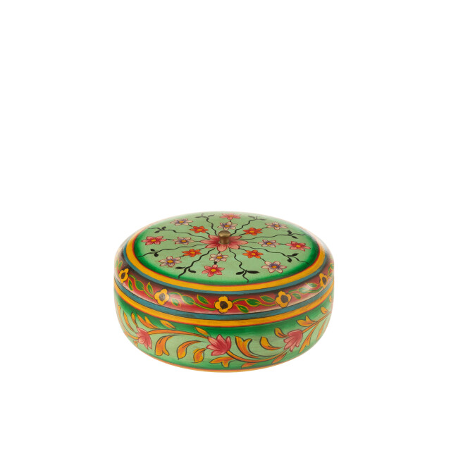 J-Line Box + lid mumbai mango wood mix 50556 large