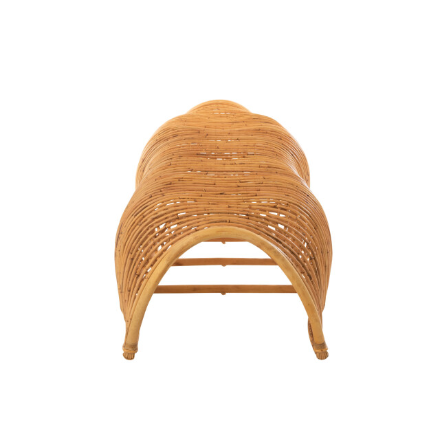 J-Line Bench roni rattan natural 11267 large