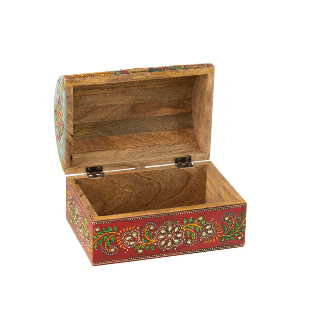 J-Line Box rectnagle delhi mango wood mix 50570 large