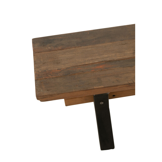 J-Line Bench vintage wood brown 30912 large
