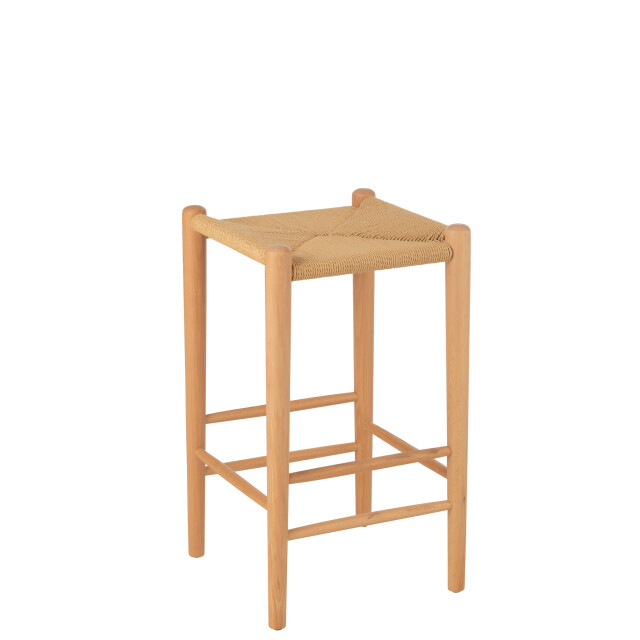 J-Line Bar chair orient beech wood/rope natural 46022 large