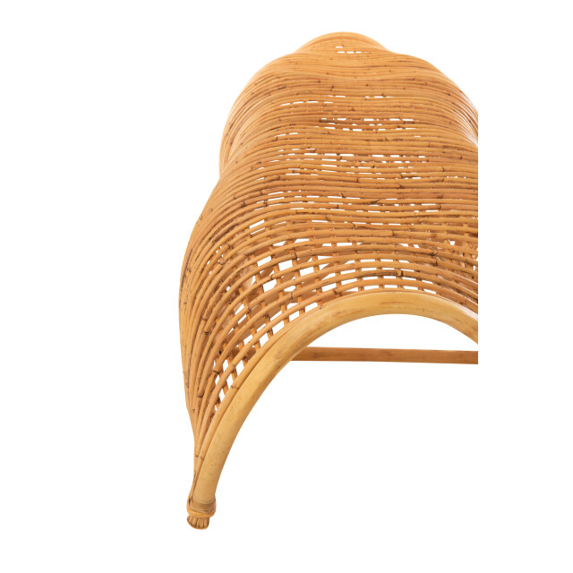 J-Line Bench roni rattan natural 11267 large