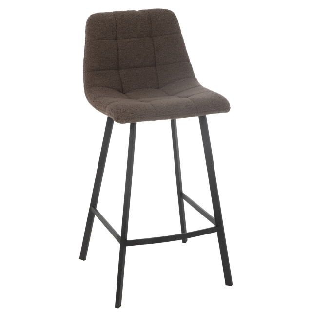 J-Line Bar chair kent metal/polyester brown 46338 large