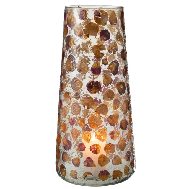J-Line Vase gerard glass amber 21401 large