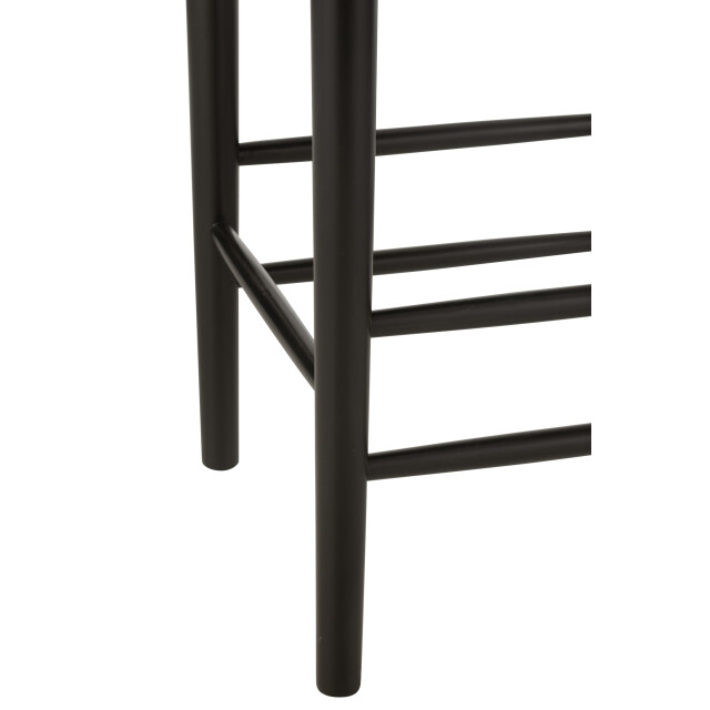J-Line Bar chair orient beech wood/rope black 45753 large