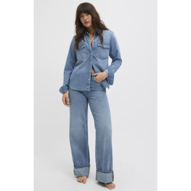 Jack & Jones Jxtokyo wide fold hw jeans r254 dnm 12280183 large