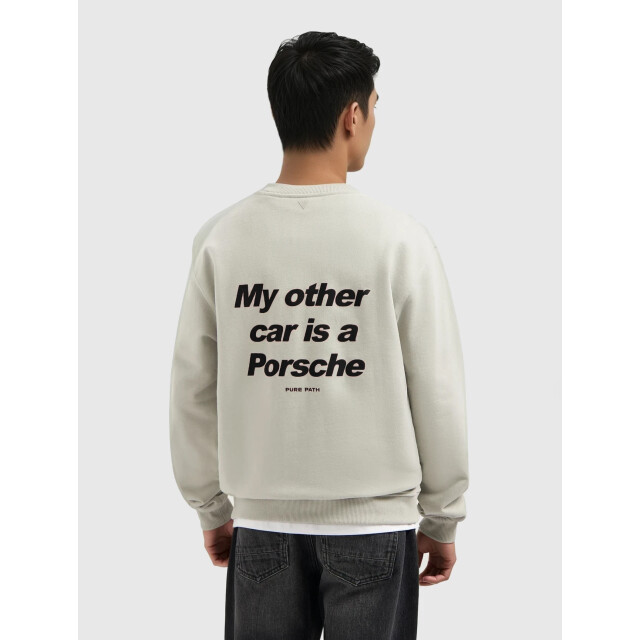 Pure Path Loose fit crewneck ls sweaters 25030309 large