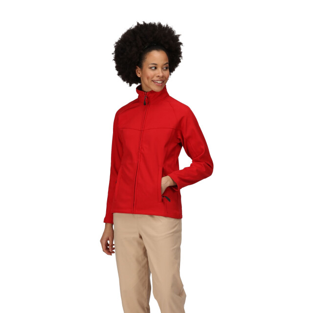 Regatta Regatta dames uproar windbestendige softshell vest UTRG1491_classicredsealgrey large