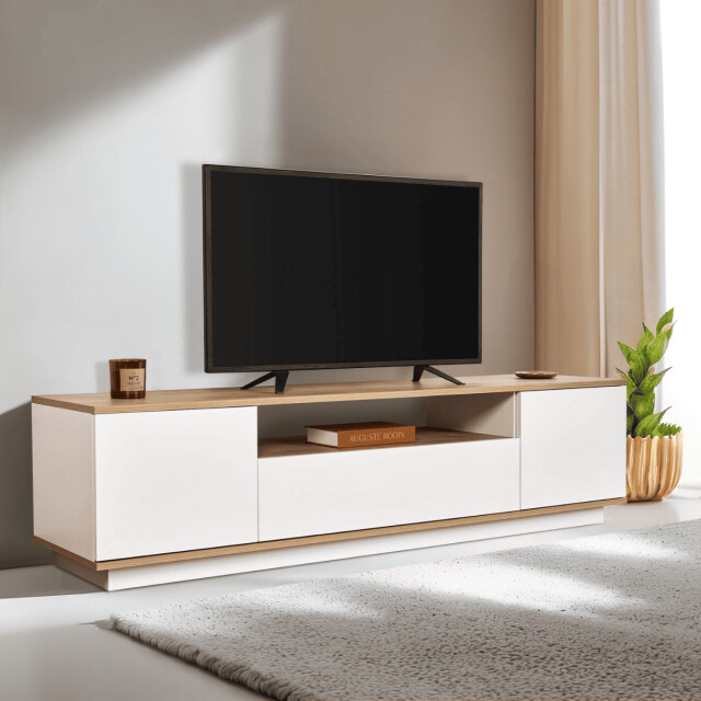 CaliCosy Tv-meubel met 3 opklapbare deuren en 1 niche l180 cm veramont 3262910 large