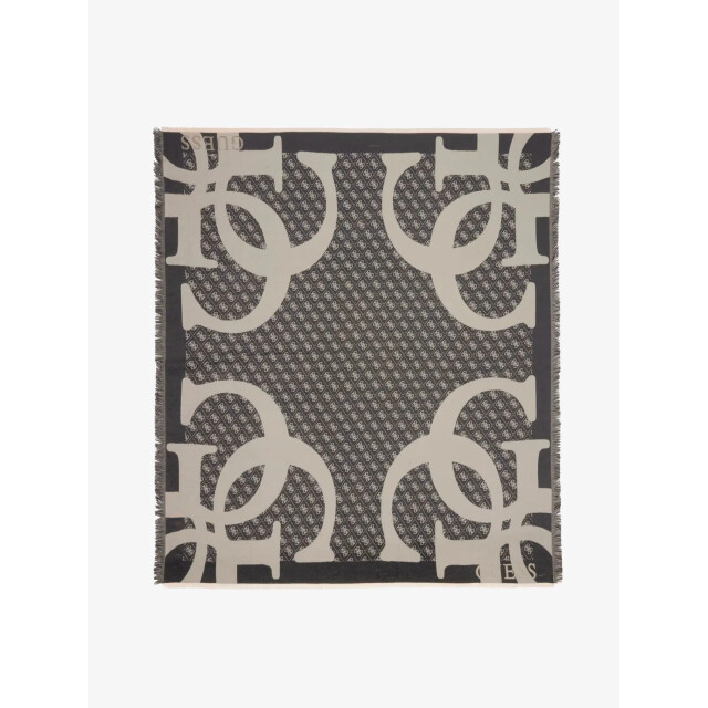 Guess Dames sjaal jacquard kefiah 135x AW5418-POL03-BLA large