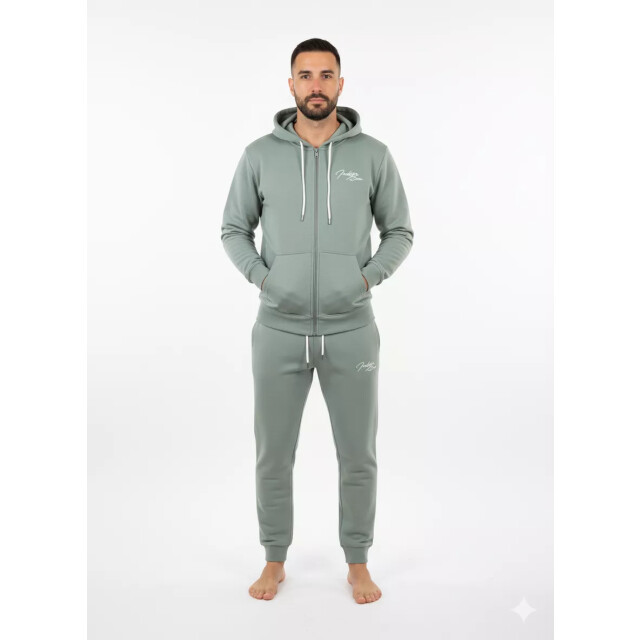 Indigo Denim Denim joggingpak heren licht rits ID057-1 large