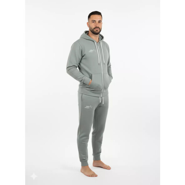 Indigo Denim Denim joggingpak heren licht rits ID057-1 large