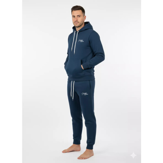 Indigo Denim Denim joggingpak heren navy pagent ID051 large