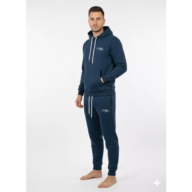Indigo Denim Denim joggingpak heren navy pagent ID051 large