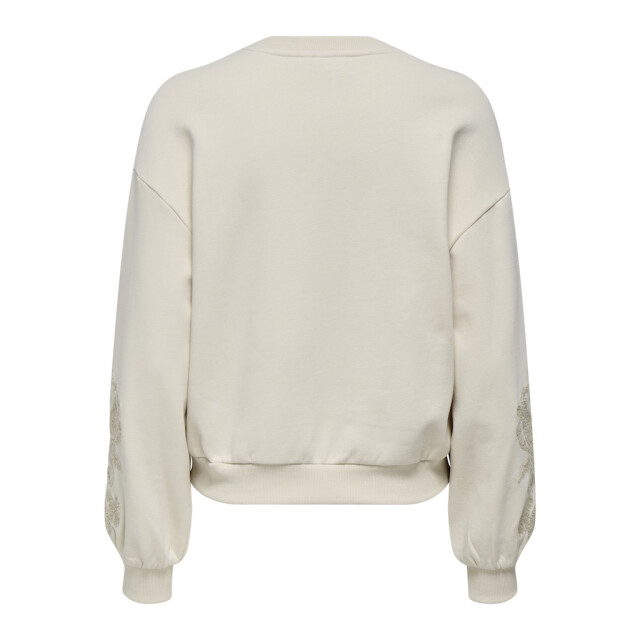 Only Onlbrooklyn ls embroidery box swt ecru 4209.03.0011 large