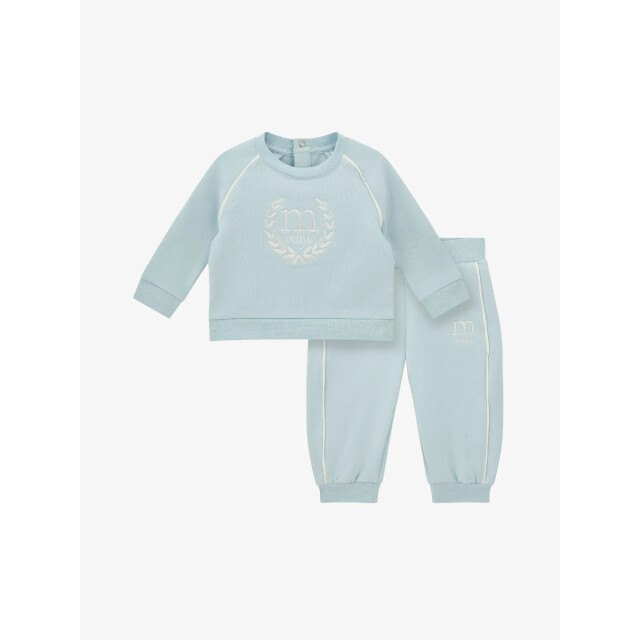 Mitch & Son Jongens joggingpak matthew crest sky blue MS25703-4005-SKY-BLUE large