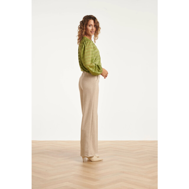 Smashed Lemon Damesblouse met structuur | 25697-550-S large