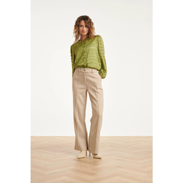 Smashed Lemon Damesblouse met structuur | 25697-550-S large