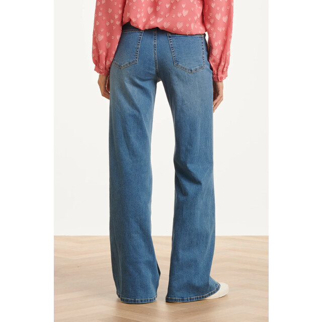 Smashed Lemon Mediumblauwe flared jeans | 25629-825-4XL large