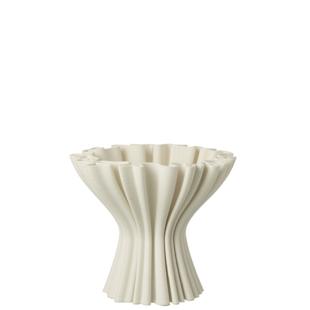 J-Line Vase 3d printing irregular porcelain white 58244 large