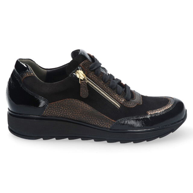Durea 6263 Veterschoenen Zwart 6263 large