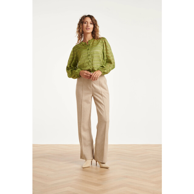 Smashed Lemon Dameslange broek met losvallende fit | 25614-720-3XL large