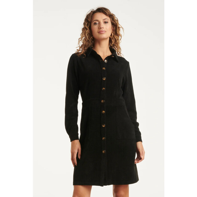 Smashed Lemon Damescorduroy overhemdjurk | 25625-999-4XL large