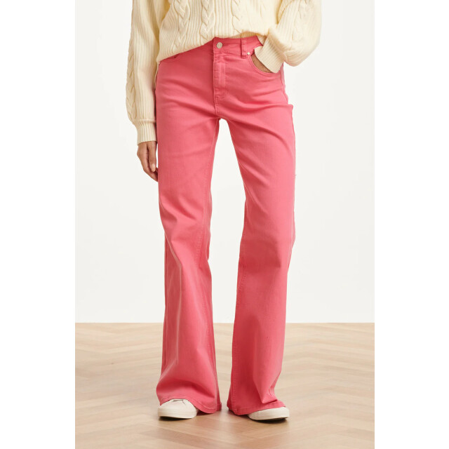 Smashed Lemon Mediumblauwe flared jeans | 25629-435-XS large