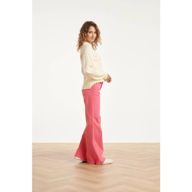 Smashed Lemon Mediumblauwe flared jeans | 25629-435-XS large