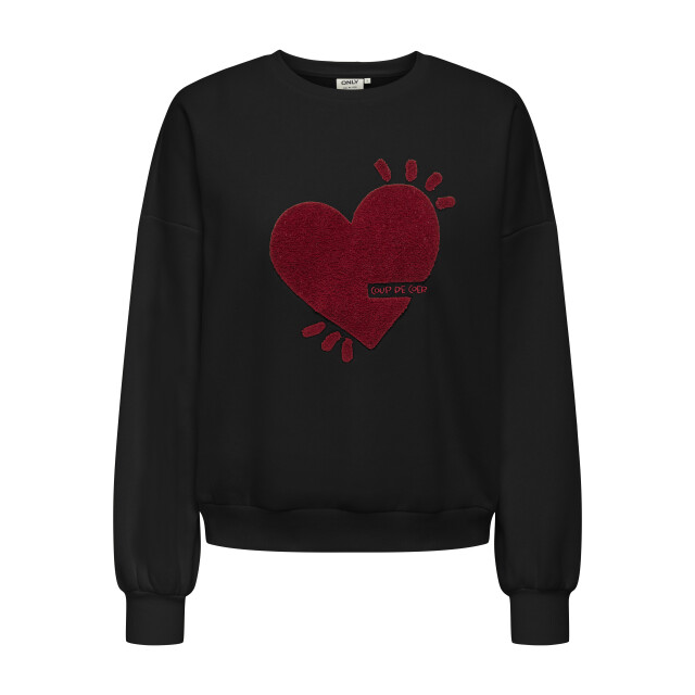 Only Onltammie l/s print o-neck swt 15360318 large