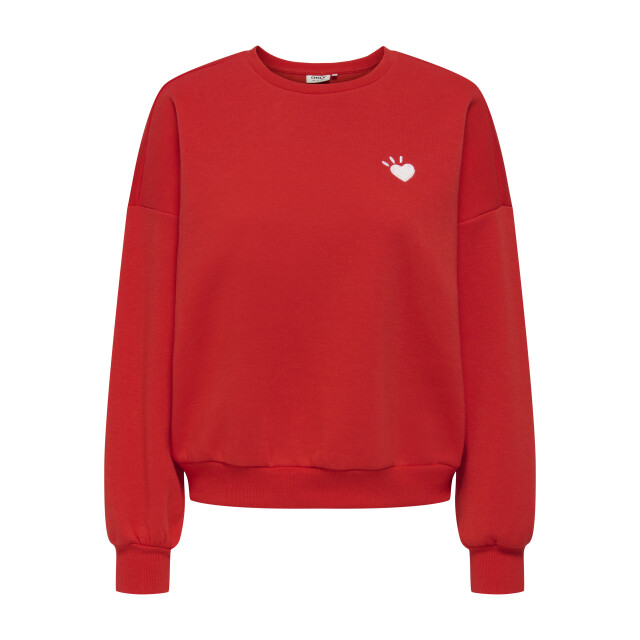 Only Onltammie l/s print o-neck swt 15360318 large