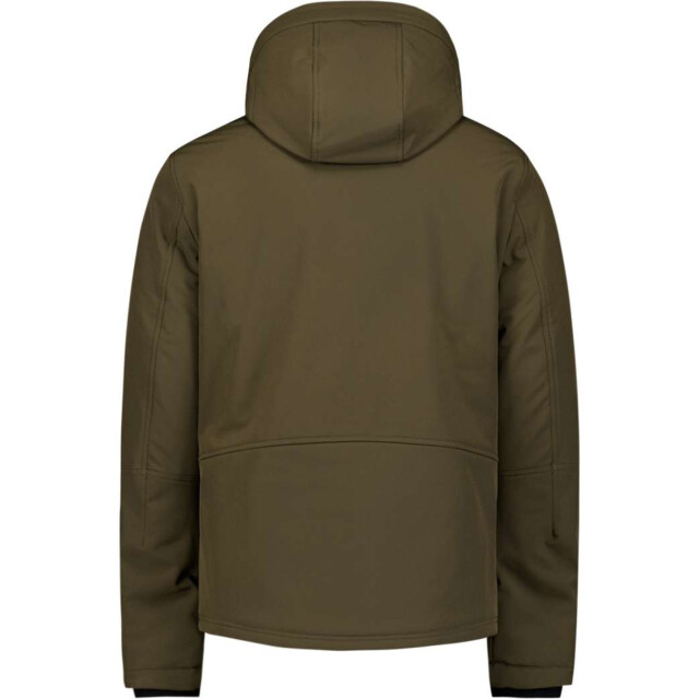 No Excess Jacket short fit hooded softshell s taupe 29630807SN-044 large
