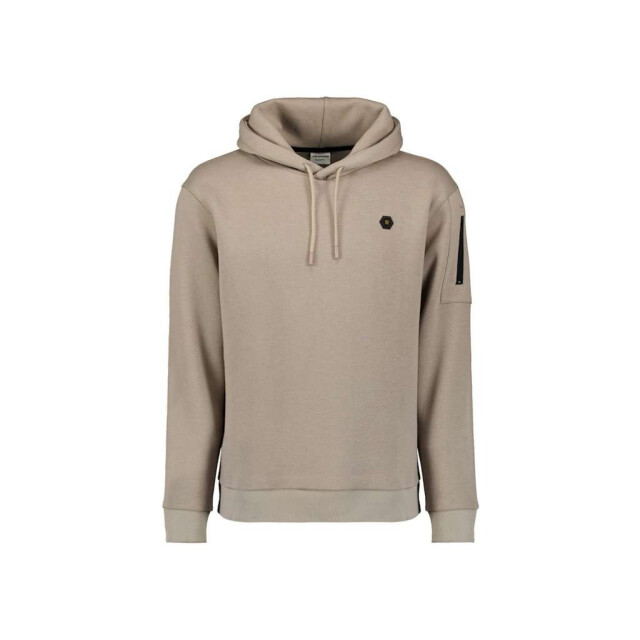 No Excess Sweater hooded brushed clay 29130850-018 large
