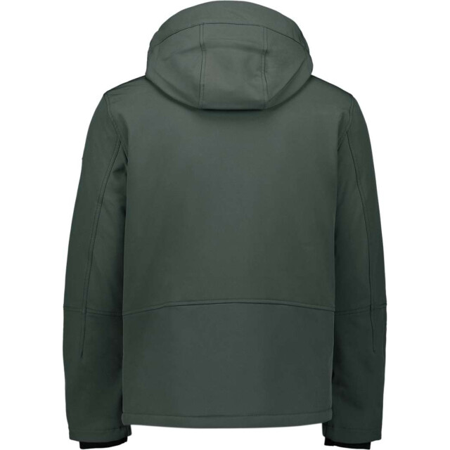 No Excess Jacket short fit hooded softshell s dark steel 29630807SN-124 large