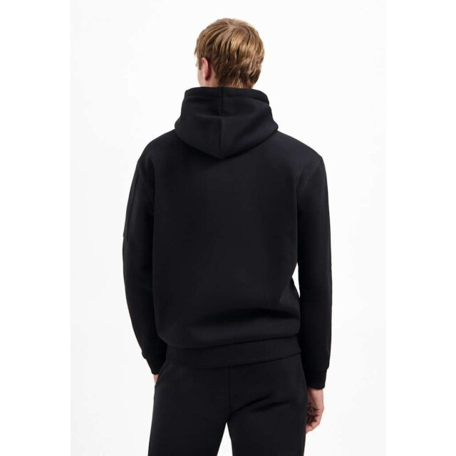 No Excess Sweater hooded brushed black 29130850-020 large