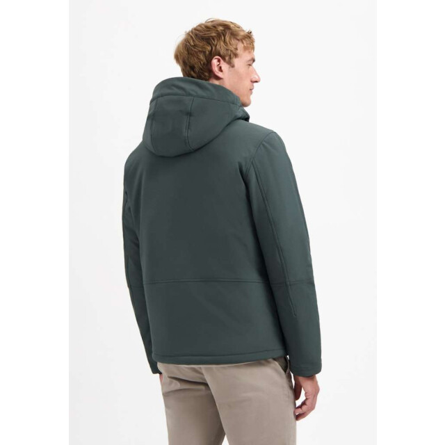 No Excess Jacket short fit hooded softshell s dark steel 29630807SN-124 large