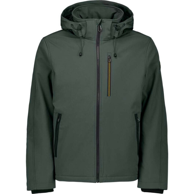 No Excess Jacket short fit hooded softshell s dark steel 29630807SN-124 large
