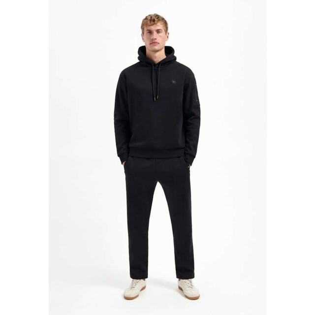 No Excess Sweater hooded brushed black 29130850-020 large