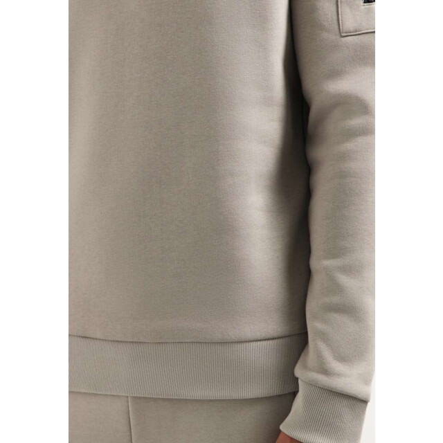No Excess Sweater hooded brushed clay 29130850-018 large