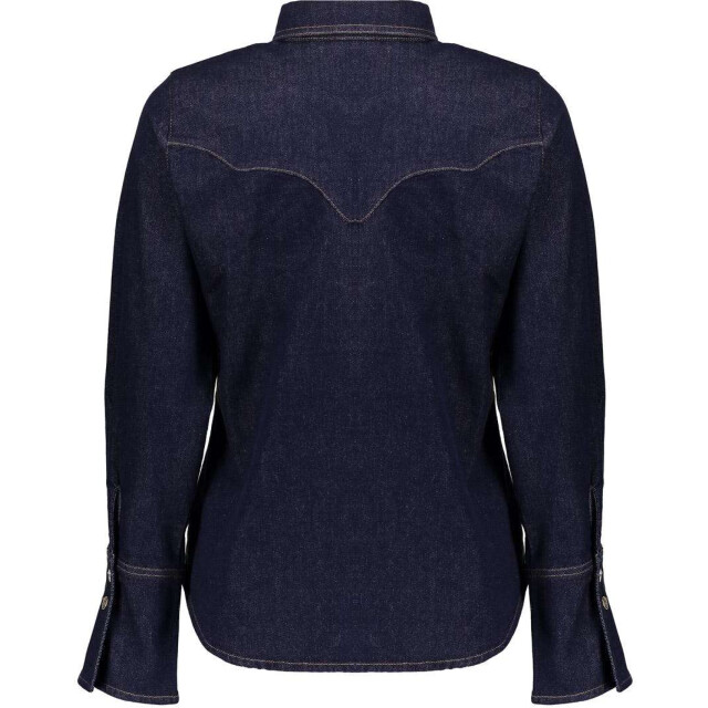 Geisha Blouse dark blue denim 53503-10-000880 large