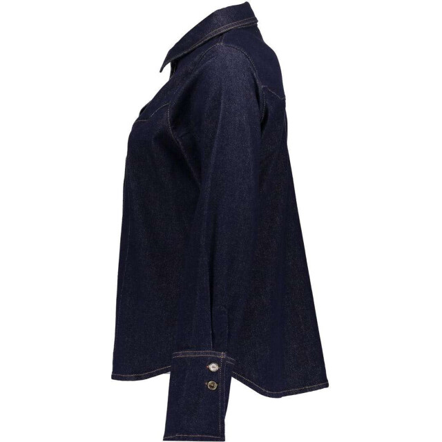 Geisha Blouse dark blue denim 53503-10-000880 large