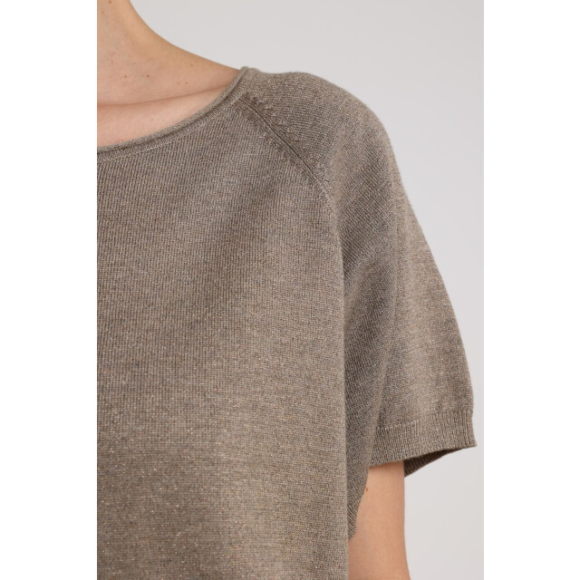 Nukus Nks01085 49 anita top lurex light fango NKS01085  49 large