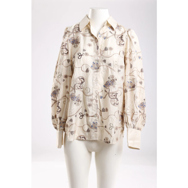 Nukus Nkf02077 9 preston blouse embroidery sand NKF02077  9 large
