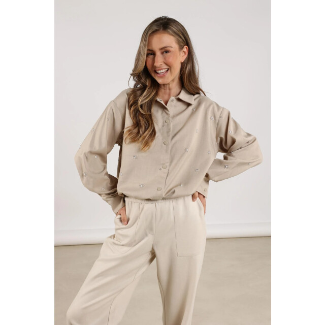Nukus Nkf02088 9 newport blouse flower sand NKF02088  9 large